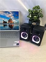 Vista 8 de OROW Computer Speakers,USB Powered Desktop Speakers with 6 Lights Modes,Bluetooth 5.0&3.5mm AUX Speaker,RGB Gaming Speakers for PC/Monitor(Black)