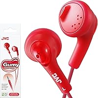 Vista 1 de JVC HAF160R Gumy - Audífonos intraurales, color rojo