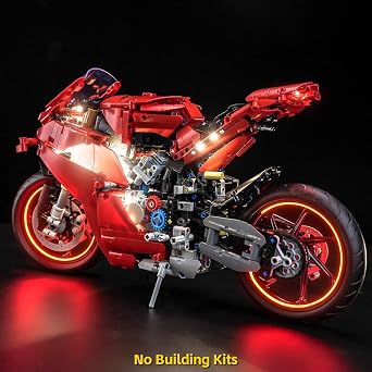 Light Kit Compatible with Lego Ducati Panigale V4 S Motorcycle 42202 [Energy Class A]
