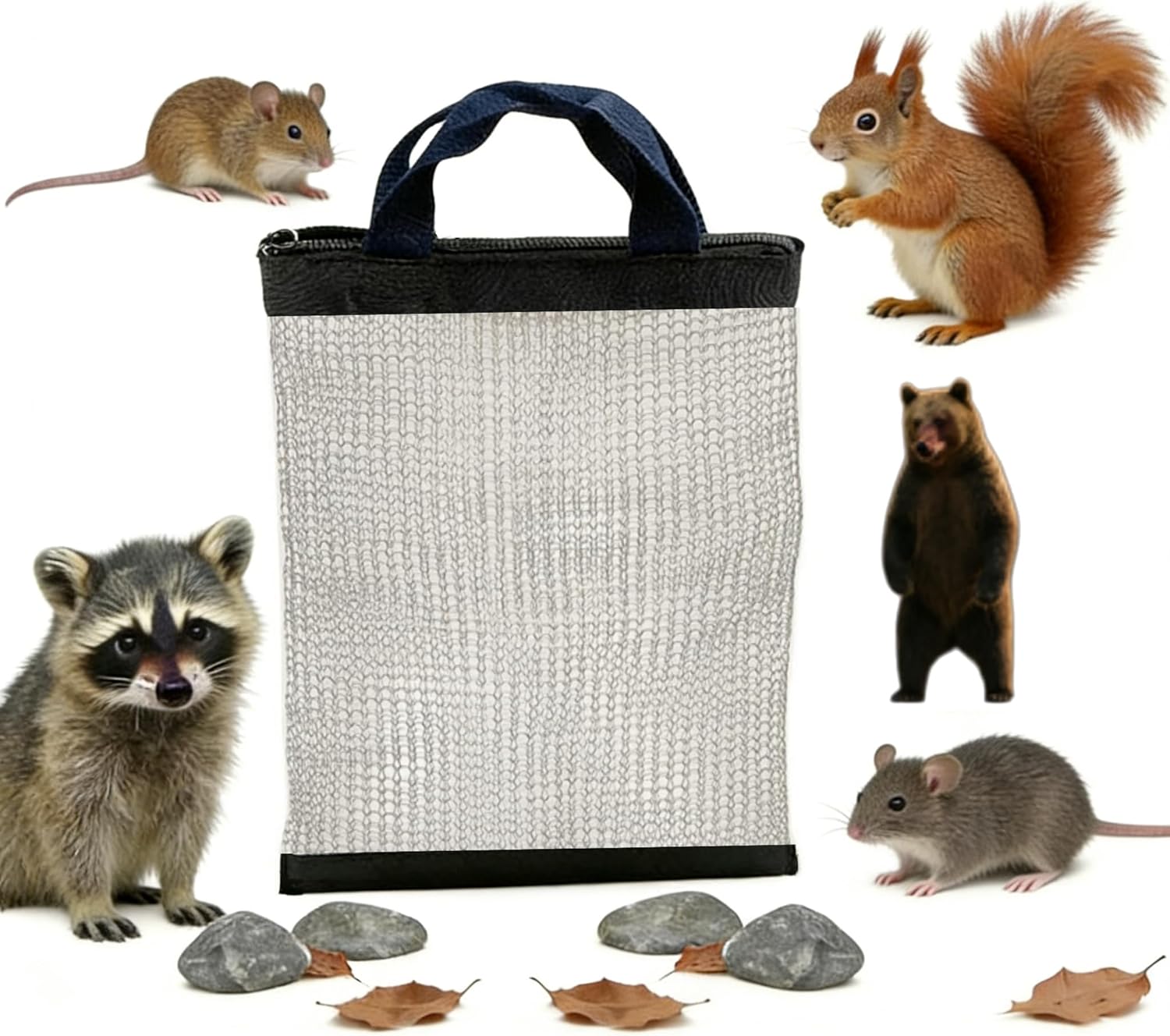 Camping kit-Stainless Steel Bear-Proof Net Bag-Camping Food Storage