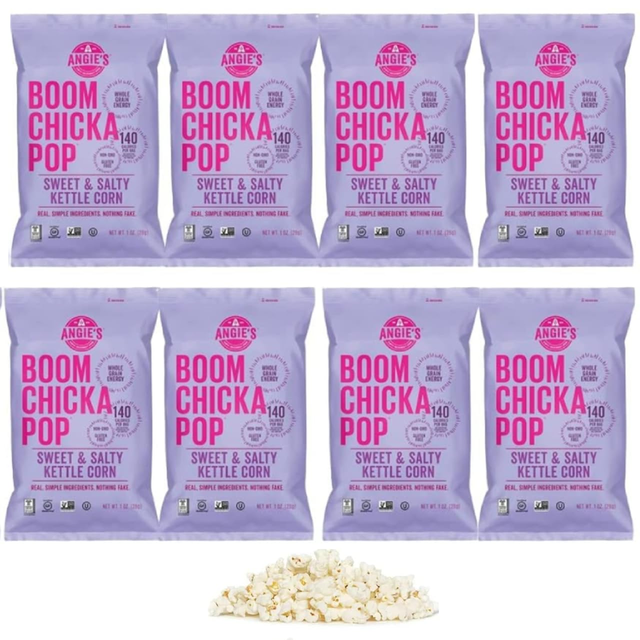 Boom Chicka Pop Sweet and Salty Kettle Corn Monocorn Packed