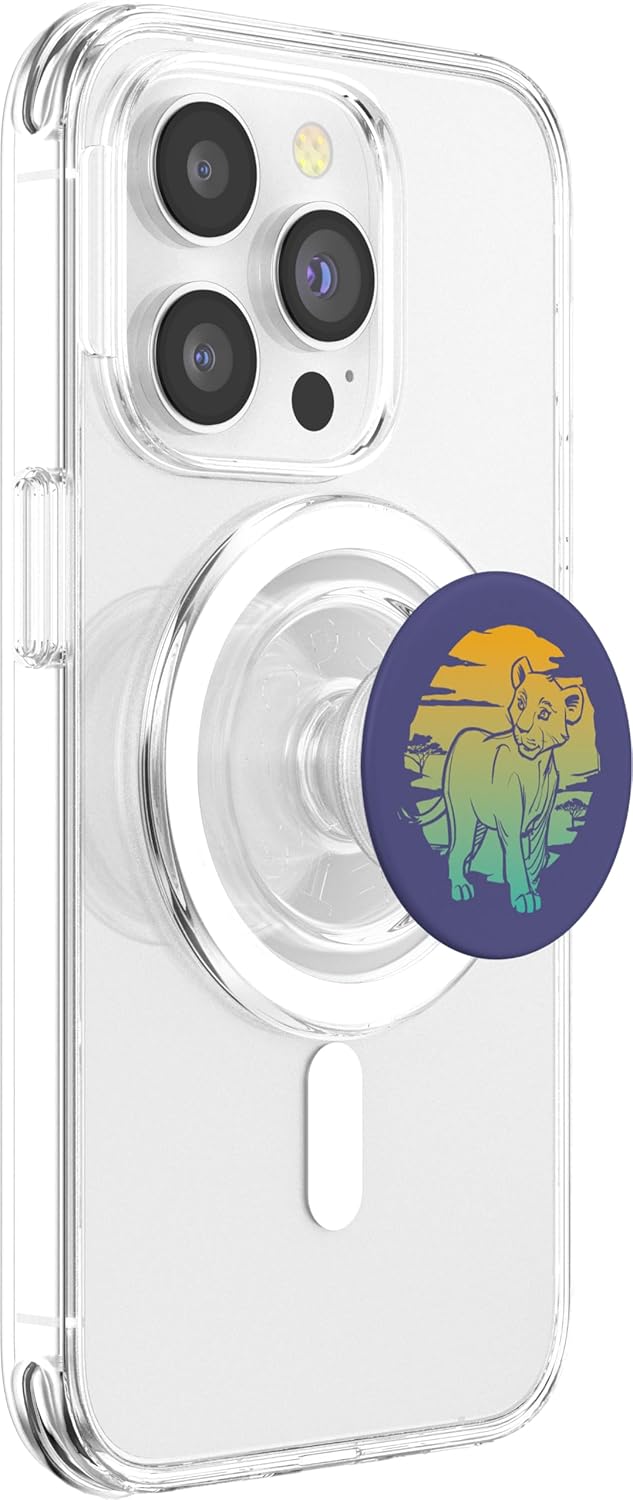 Disney The Lion King Live Action Young Nala Ombre Circle PopSockets MagSafe PopGrip for iPhone