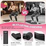KUTIZE Ankle Resistance Bands with Cuffs & Fabric Resistance Bands Set - Legs & Glutes Workout Equipment for Women & Men, Home Gym Heavy Exercise Bands for Butt, Hip, Yoga,Strength Training