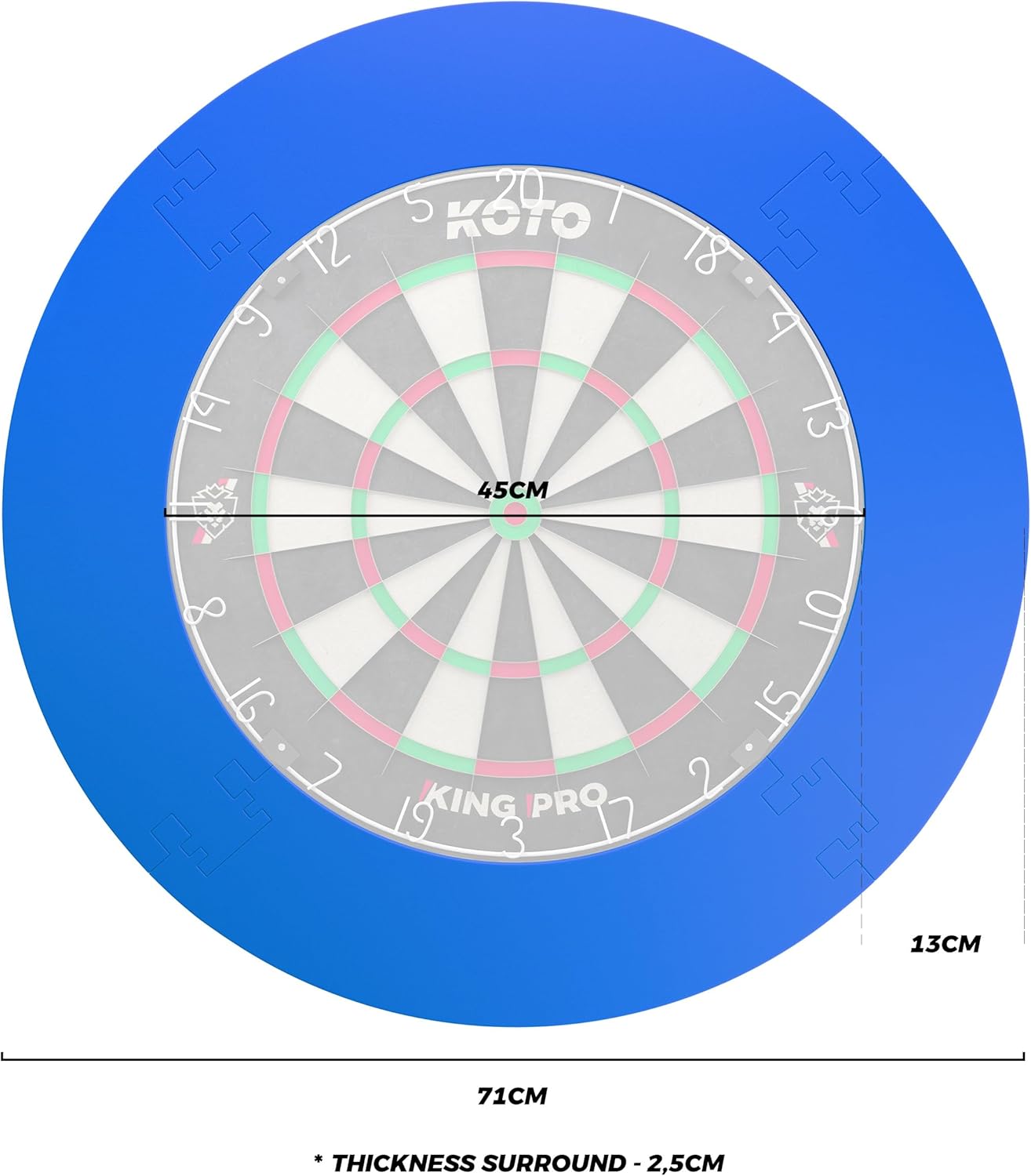 KOTO dart surround részletes nézet