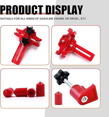 Miniatura 5 de gunhunt 9 abrazaderas de sincronización del motor del árbol de levas para automóvil, herramienta de bloqueo de abrazadera antideslizante de nailon