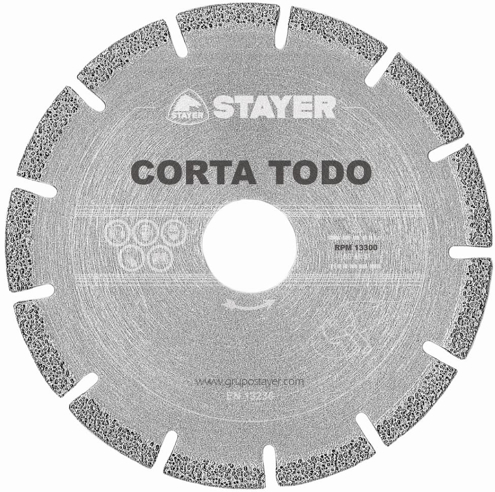 PROFER TOPStayer 40.22 – Grinder Disc, Marble Line and Free Cutting Short All Ø 115 H5