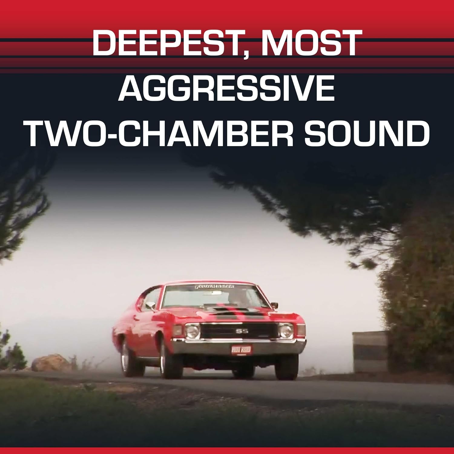 Flowmaster Super 44 Series Chambered Muffler – 3.00” Offset In/Center Out – Aggressive Sound – 16 Gauge Aluminized Steel –For Classic & Late Muscle Cars, Street Rods, Trucks, SUVs (943046)