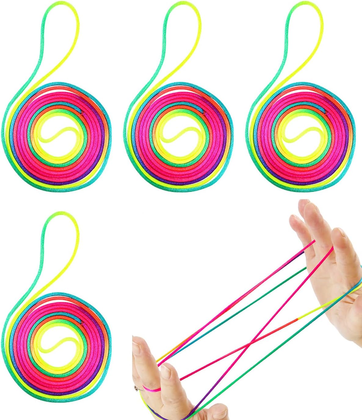 4 cuerdas de colores para el juego del cordel por sólo 3,99€ ¡¡13% de descuento!!