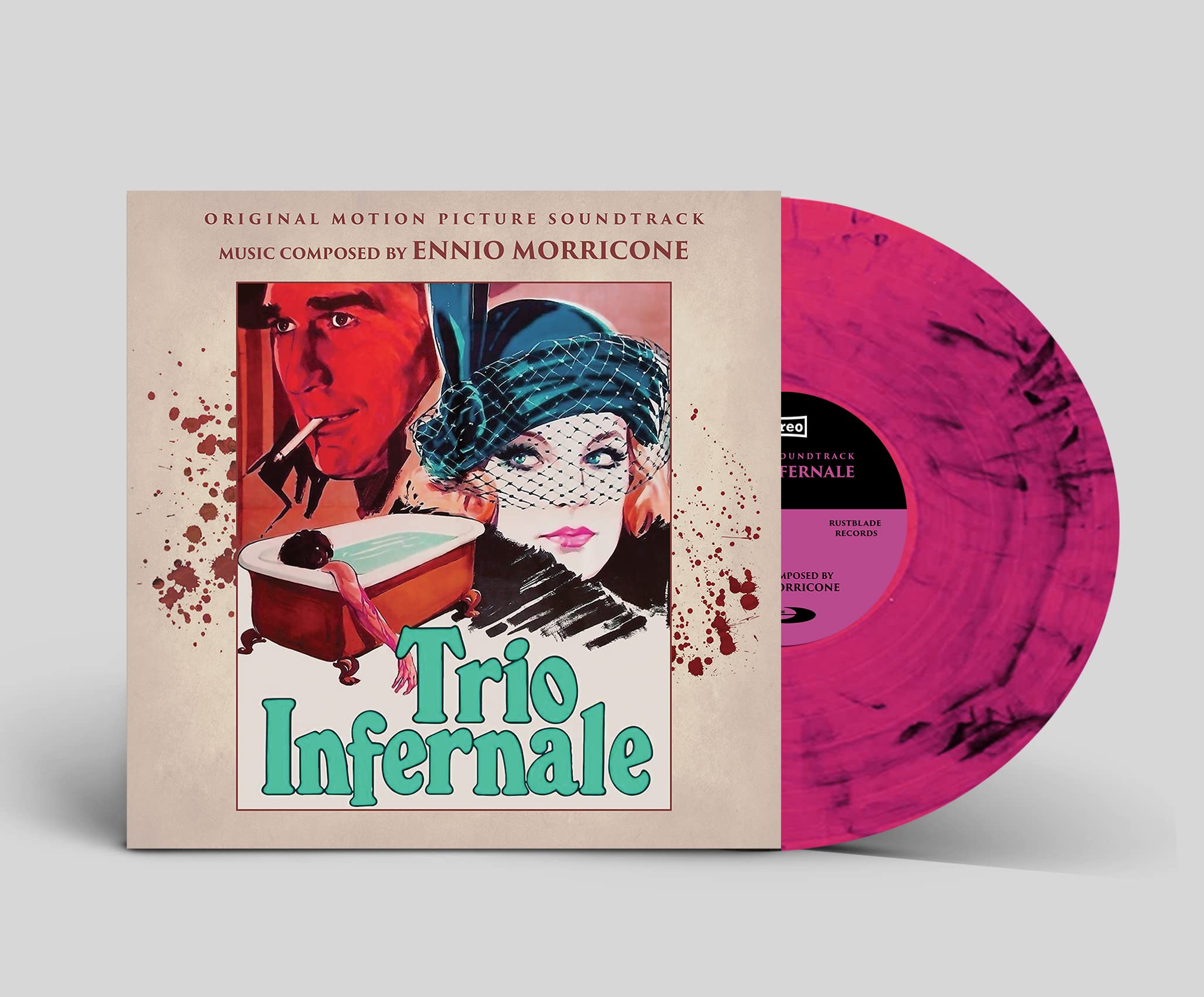 Ennio Morricone Trio Infernale (Magenta Vinyl) LP Vinyl NEW