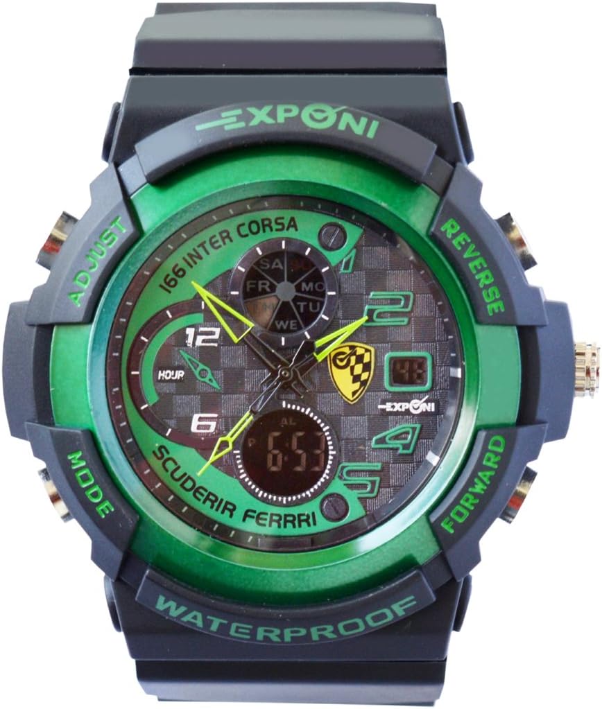Exponi WR 20 Bar Analogue and Digital Men's Watch (Multicolour)