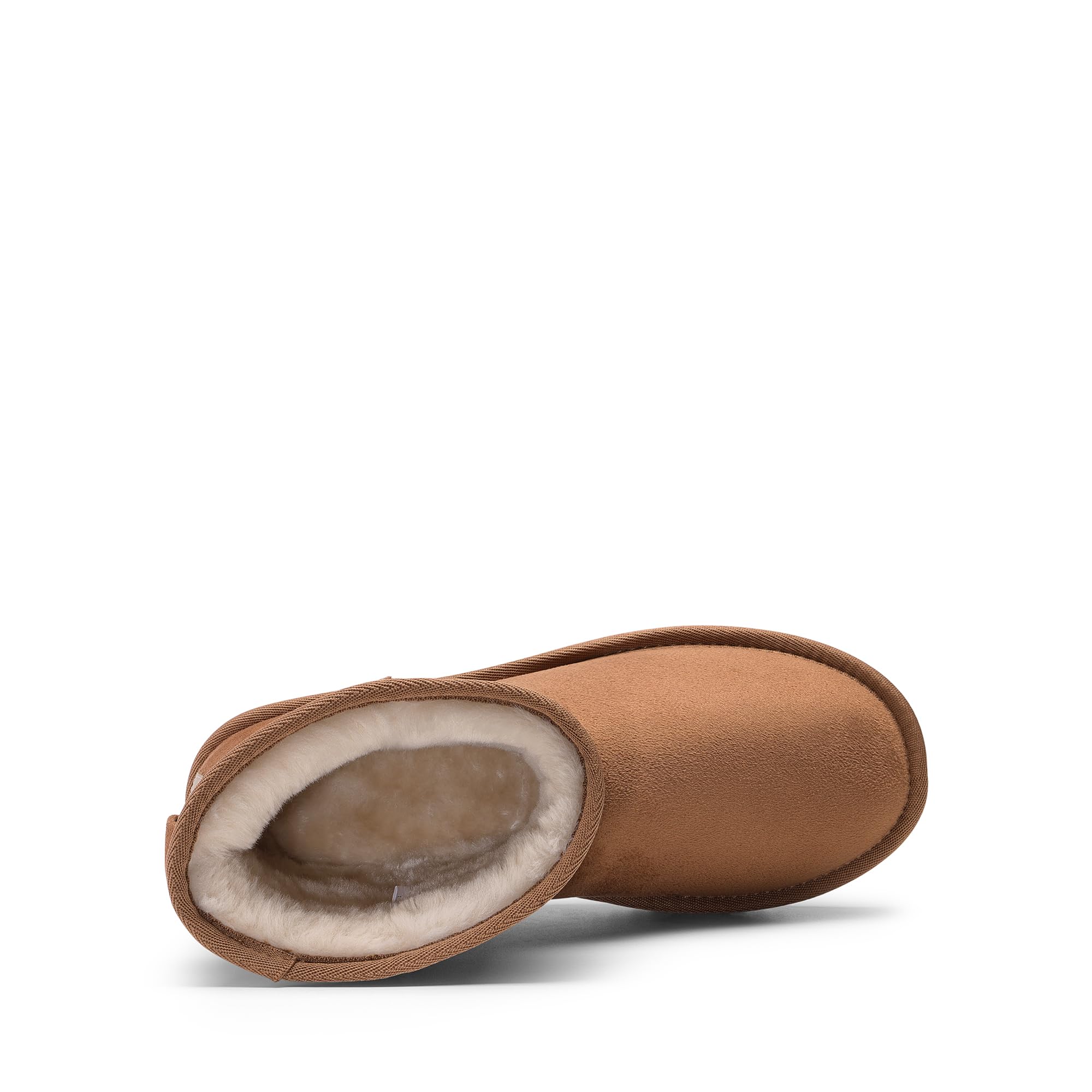 DREAM PAIRS FuzzyClassico Stivali Basso Stivali da Neve Invernali da Donna Stivali da Neve Classico Impermeabile Caldo con Antisdrucciolo Pelliccia Sintetica Stivali