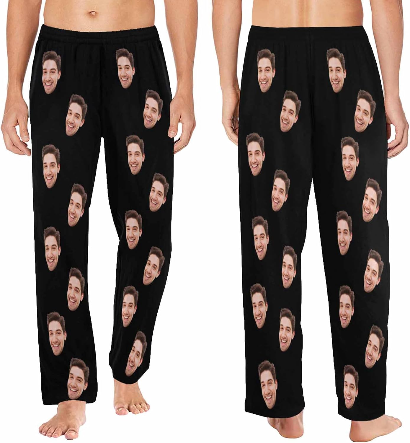 Custom Pajama Pants Customized Pajamas For Men Women Funny Xmas Pjs - Image 2