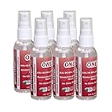 Germstar Hand Sanitizer 2oz Spray Bottle - Travel, Everyday use Multi Pack (2oz ONE, 6)