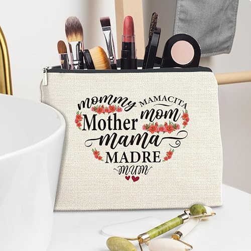 Miniatura 5 de Bolsa de maquillaje para mamá, regalos para madre de hija e hijo, cumpleaños, Navidad, Día de la Madre, regalos para madre, mamá, mamá, nueva mamá,