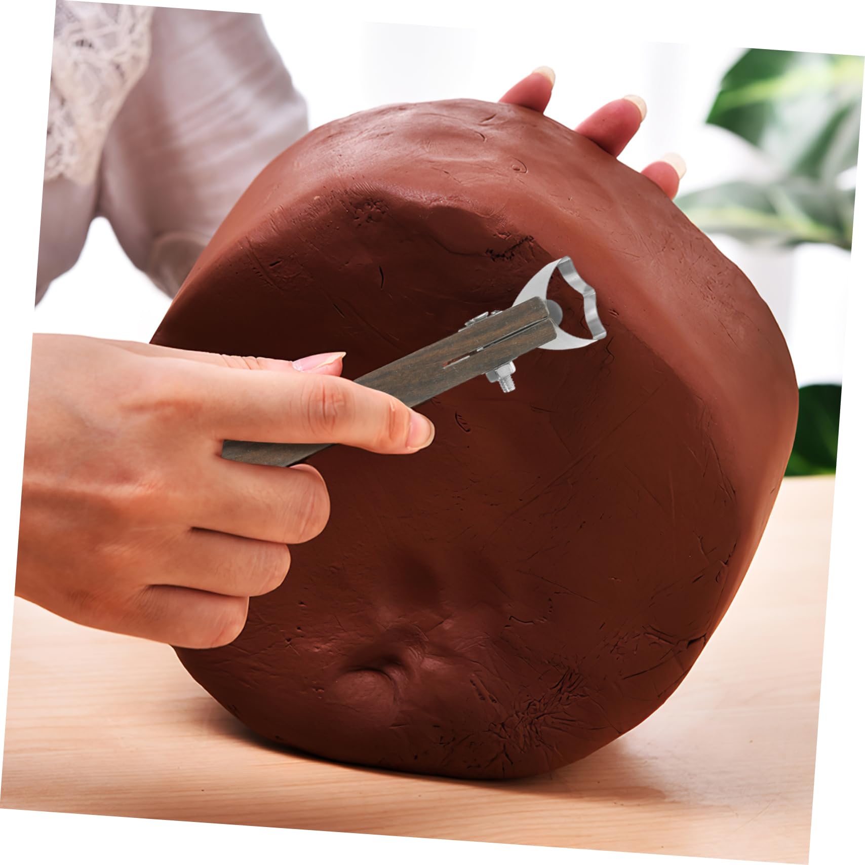 Angoily 3 Piezas Herramienta para Modelar con Mango Ergonómico Resistente y Ligera Moldeador y Esculpidor para Arcilla de Secado al Aire para Principiantes y Profesionales Manualidades