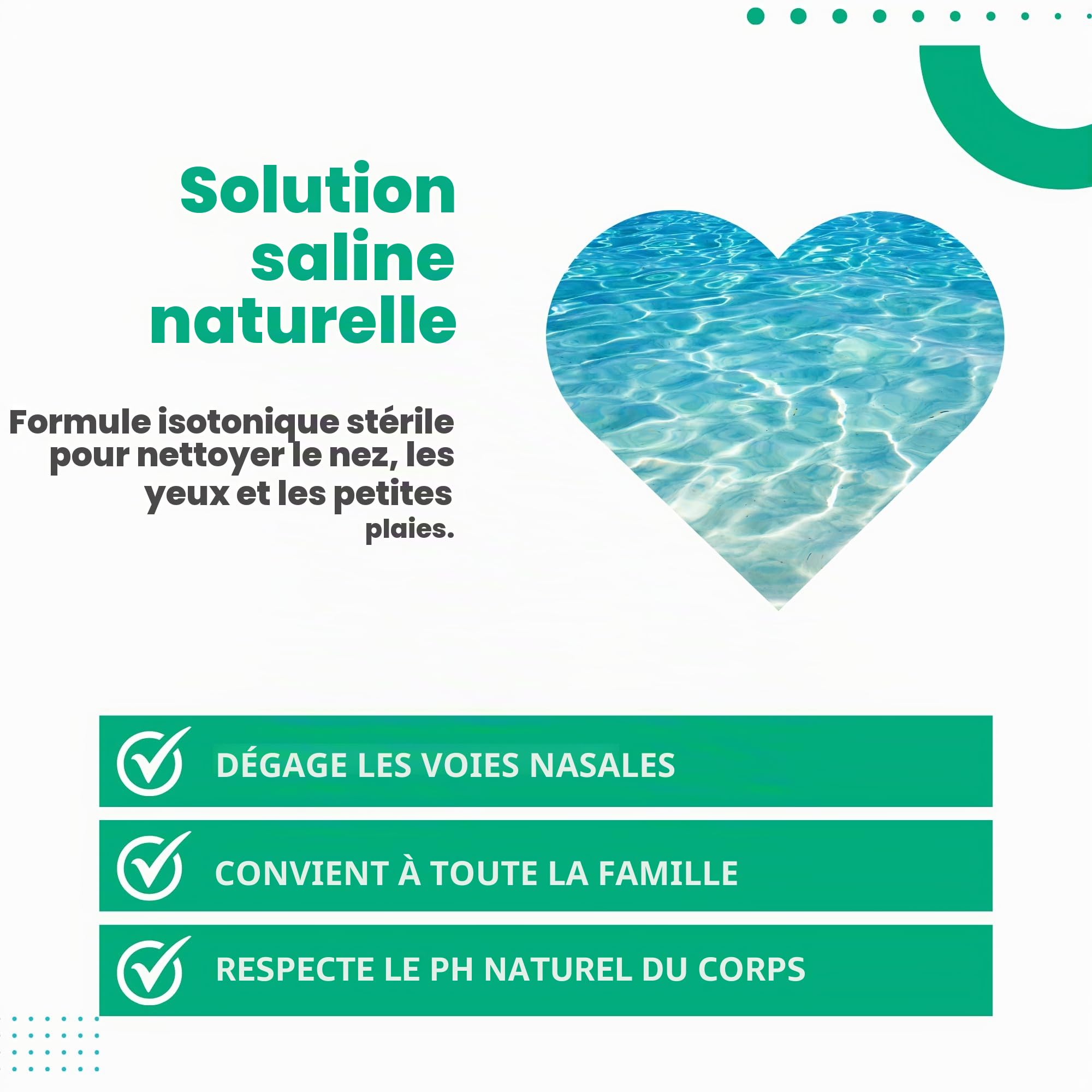B. Braun – Lot de 6 x 1 L – Solution saline stérile isotonique NaCl 0,9% – Sérum physiologique – Pour bébé et adulte – Lavage nasal, douche nasale et nettoyage des plaies