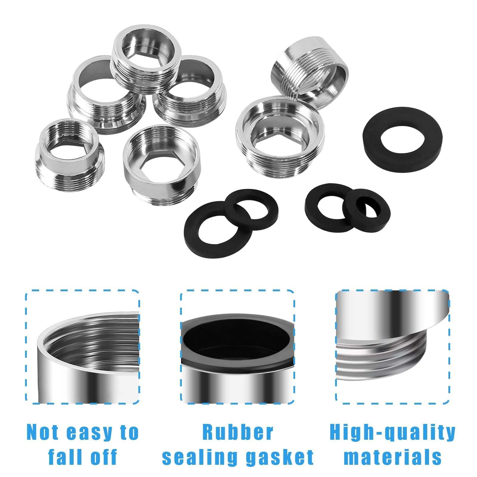 16 Piezas Set Adaptador Con Rosca Macho Hembra, Adaptador De Latón Para Grifo, Adaptador Para Grifo, Conector De Aireador De Grifo, Adaptador Universal Para Grifo, Adaptador De Calidad Para Grifo