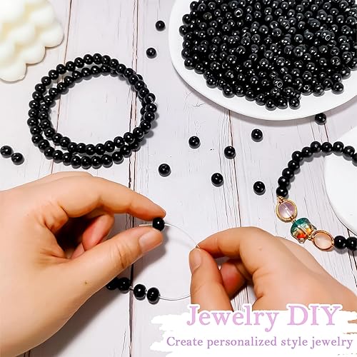 Miniatura 7 de 250 cuentas de madera grandes de 0.631 pulgadas (0.630 in), cuentas de madera de hojas de arce, cuentas de madera redondas de colores pulidas