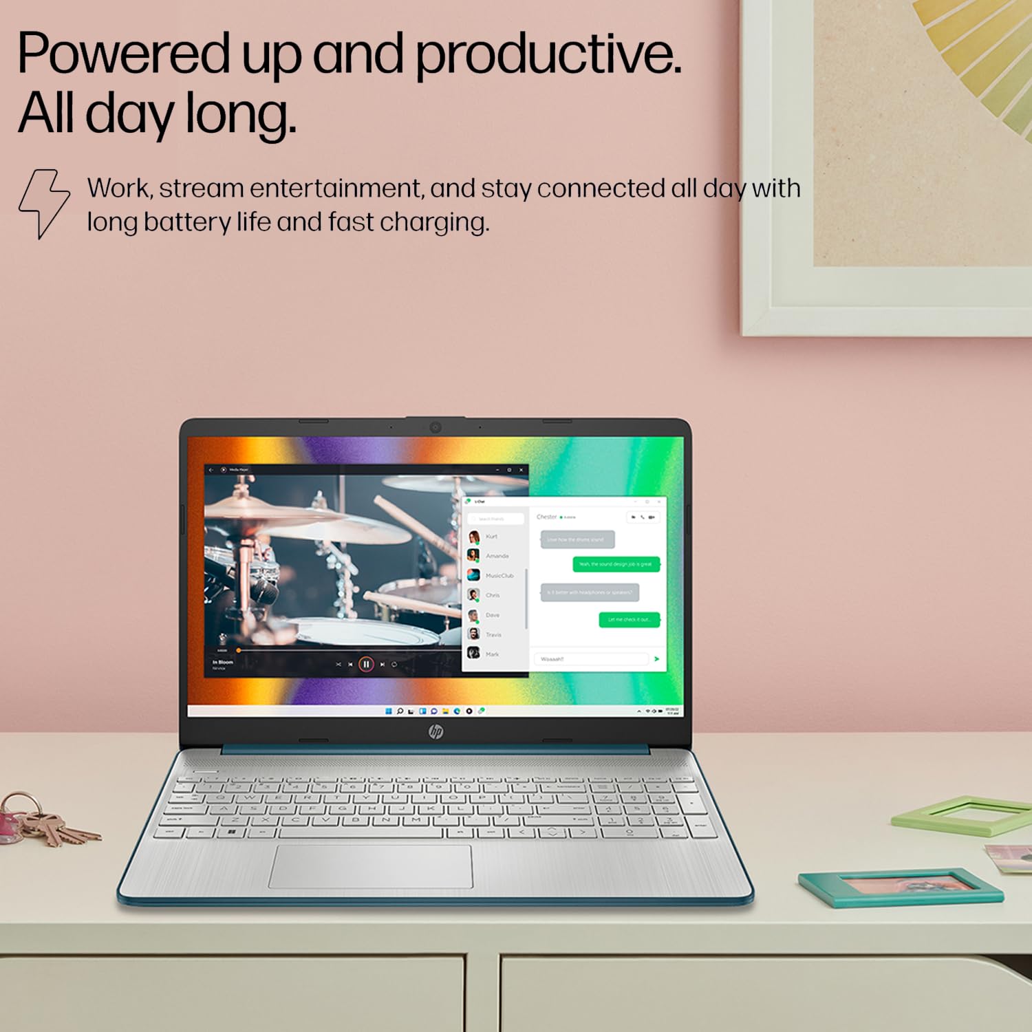 HP Essential 15.6 inch Laptop, Intel Core i5-1235U Processor, 16GB