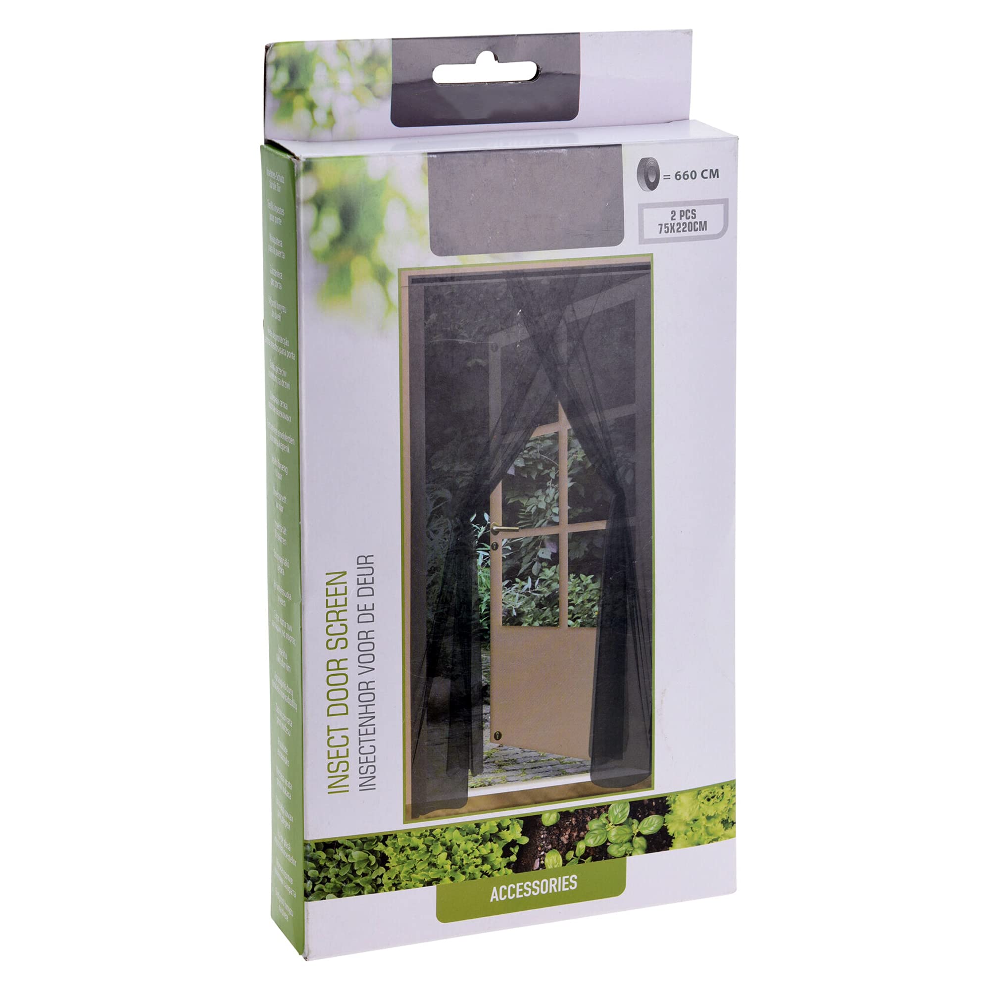 Urbn Living Magic Curtain Door Mesh Mosquito Fly Bug Insect Net Screen Protector Black