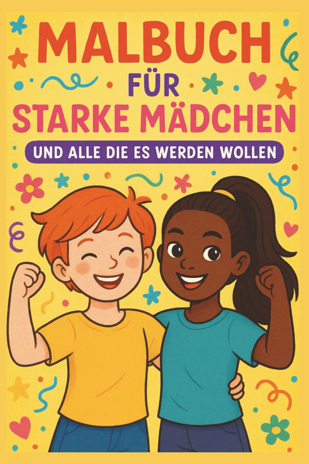 Malbuch für starke Mädchen: und alle die es werden wollen!