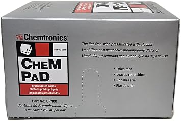 Chem Pad Presaturated Wipe 50 Pack-by-Chemtronics