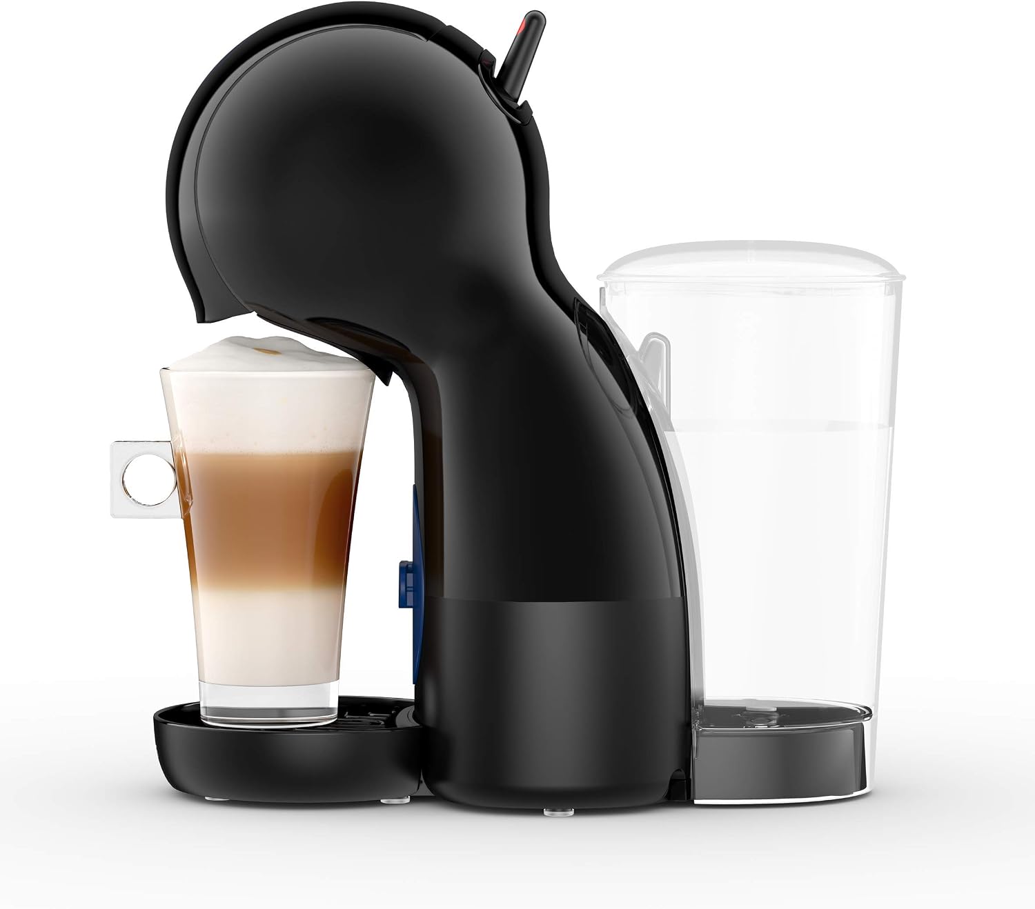 Nescafé Dolce Gusto Piccolo XS KP1A08 Krups Cafetera de cápsulas con 15  bares de presión, capacidad 0.8 L, bebidas frías o calientes, modo Eco, 30  tipos café, bandeja regulable 3 alturas, color