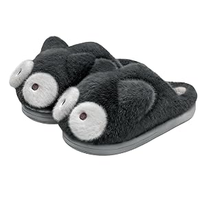 Cute Cat Slippers - Kawaii Animal Fluffy Plush Warm Cozy House Slippers for Women and Men