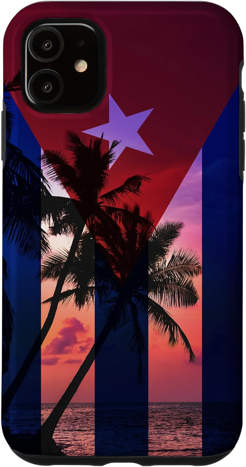 Tropical Ocean Vibes Cuba Flag - Cuban Pride Case for iPhone 14