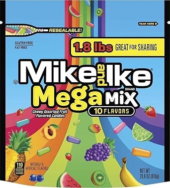 Mike and Ike, Mega Mix, 28.8 Ounce