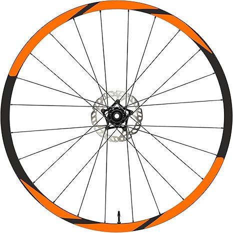Adesivi Per Cerchi Bici DualColorStampe: Per Ruote 26-29", Arancione, Resistenti Ai UV - Foto 9