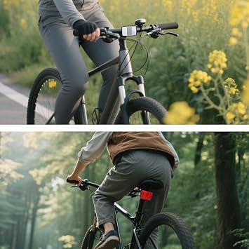 8Pcs Bike Reflector Set, Front Rear & Wheel Spoke Reflectors with Mounting Brackets, Universal Cycling Reflectors for Mountain Road Bikes Night Visibility