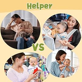 babygoal Floral Pacifier Clips, 6 Pack Binky Paci Holder Clips Leashes Fits for Most Pacifiers and Binkies 6PS31