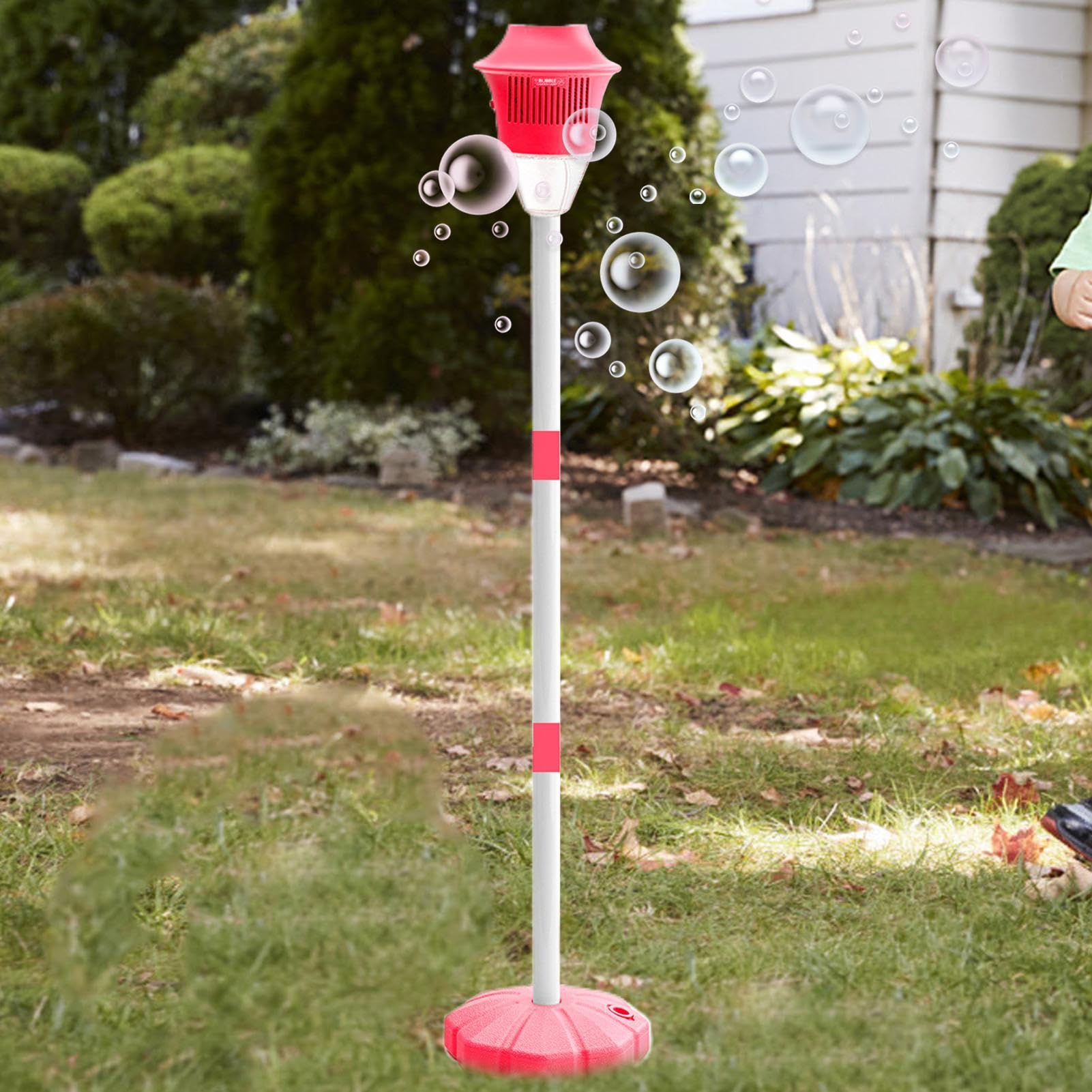 Bubble Torch Gartenlampe, Bubble Machine mit Lichtern und Musik | Kinderfreundliche automatische Bubble-Torch mit Lichtern und Musik | Spielzeugmaschine im Freien für Kinder Mädchen Geburtstag