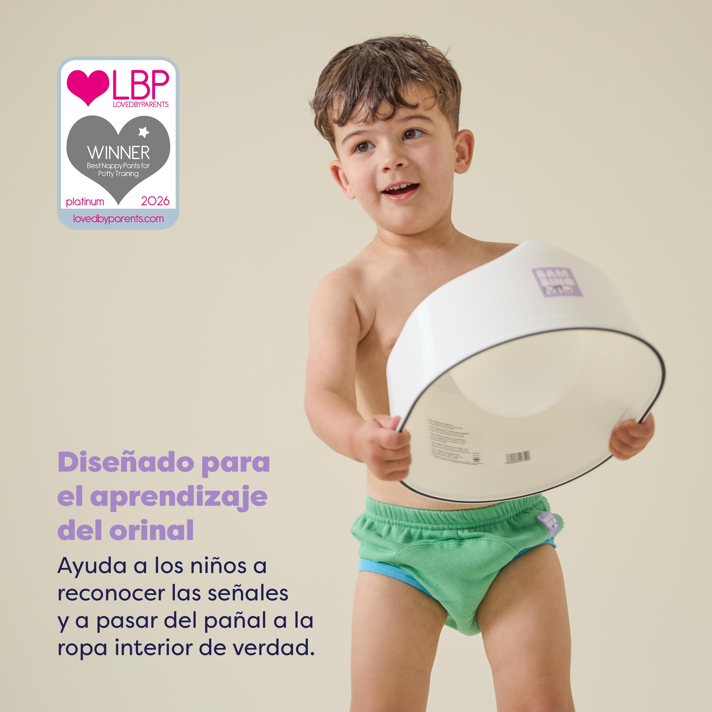 Bambino Mio calzones de entrenamiento reutilizables, 3-4 años (Vuela Alto) - ropa interior para dejar el pañal, pantalones papa niños y niñas, niños pequeños — view 42