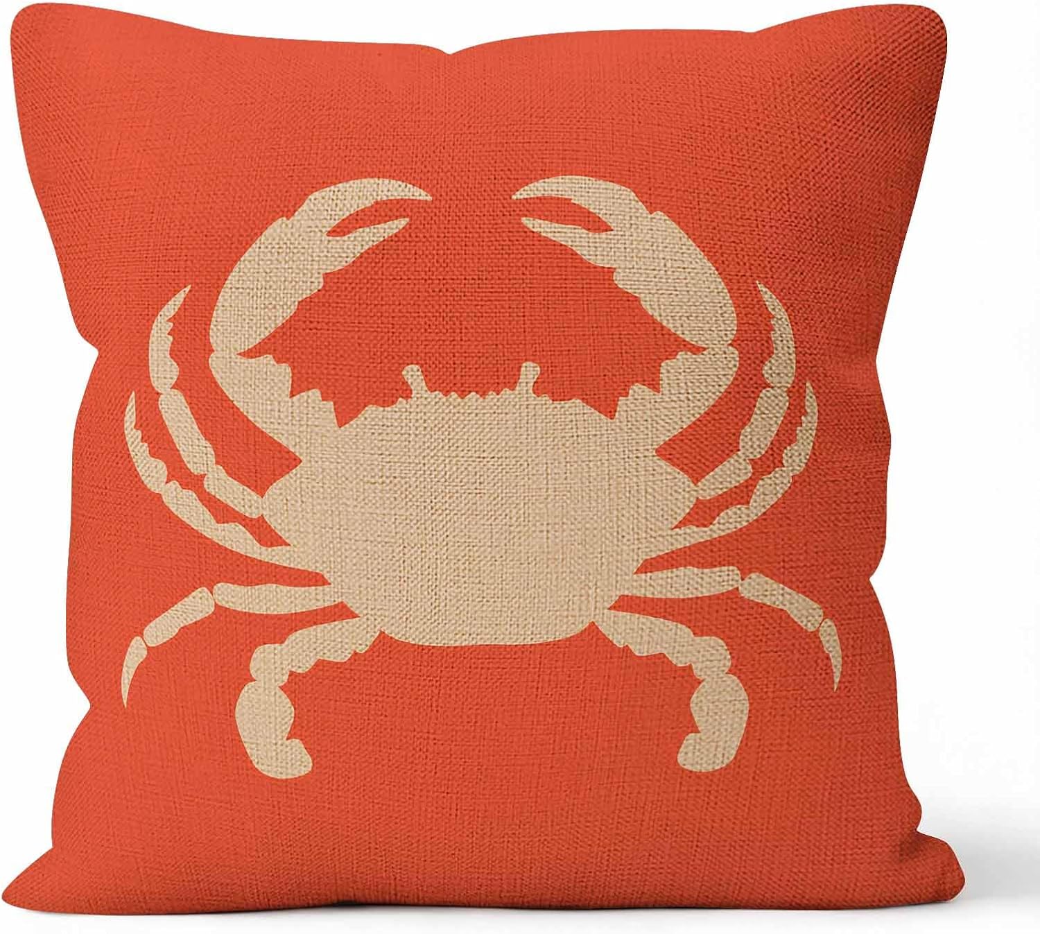 SSOIU Throw Pillow Covers Cute Ocean Crab Cushion Pillow Case Home Decor Pillowcase 18x18 Inches
