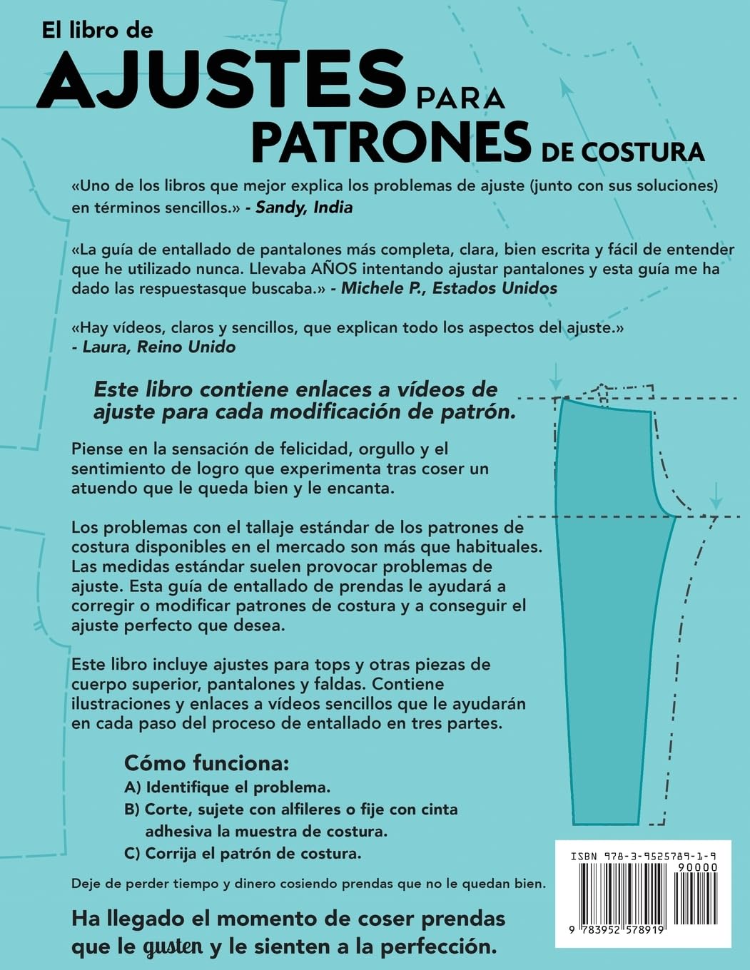El libro de ajustes para patrones de costura: Corrija los patrones de sus prendas y logre un ajuste perfecto