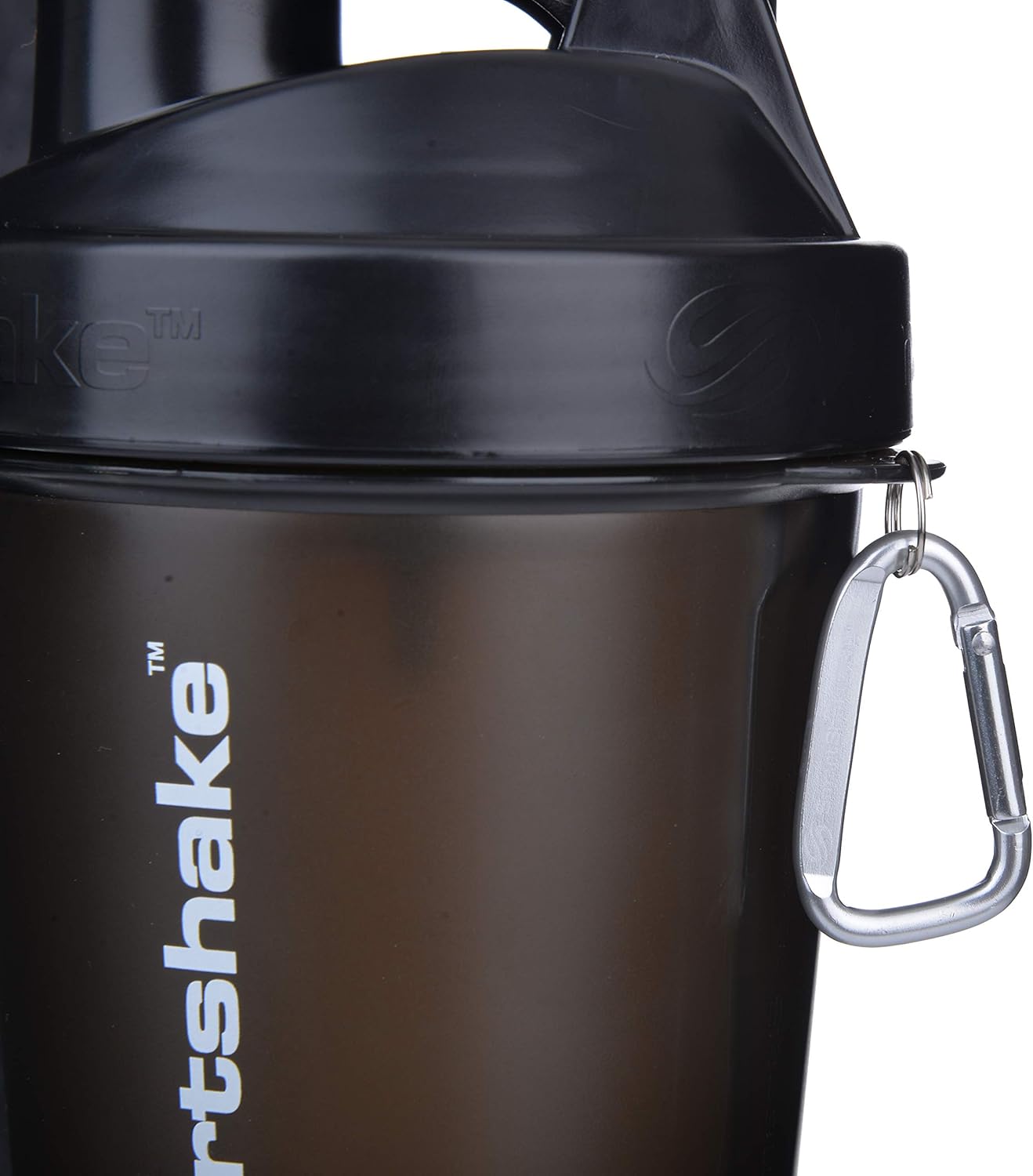 SMARTSHAKE Lite Water Bottle, Gun Smoke Black, 20 Ounce