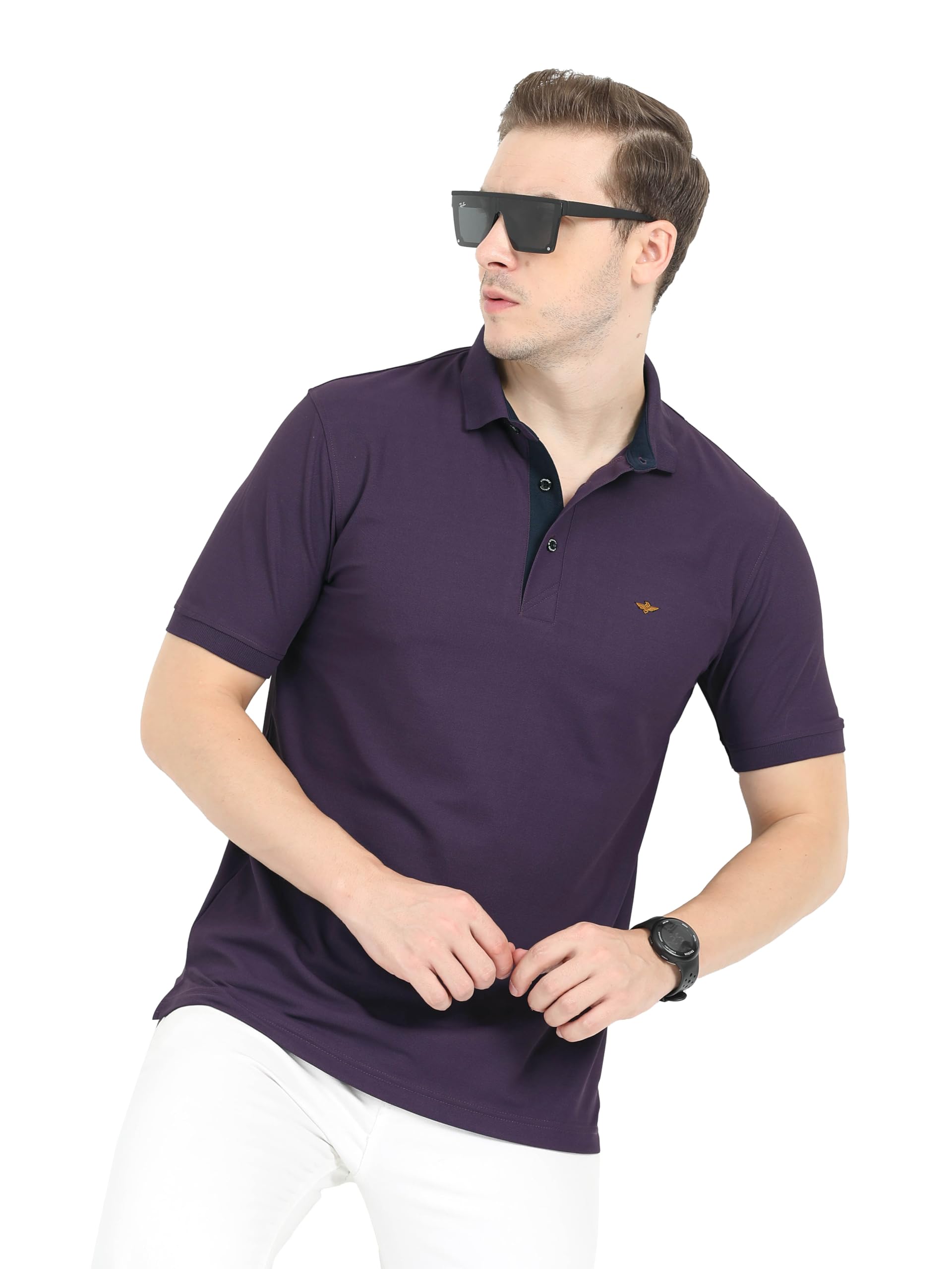 Men's Premium Polo T-Shirt Wrinkle Free Quick Dry Soft and Feather Touch Feel Regular Fit-image-40
