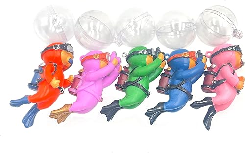 Miniatura 2 de 5 piezas de decoración flotante para pecera, lindo buceador acuario, decoración de pecera, acuario, accesorios de adorno para buzo