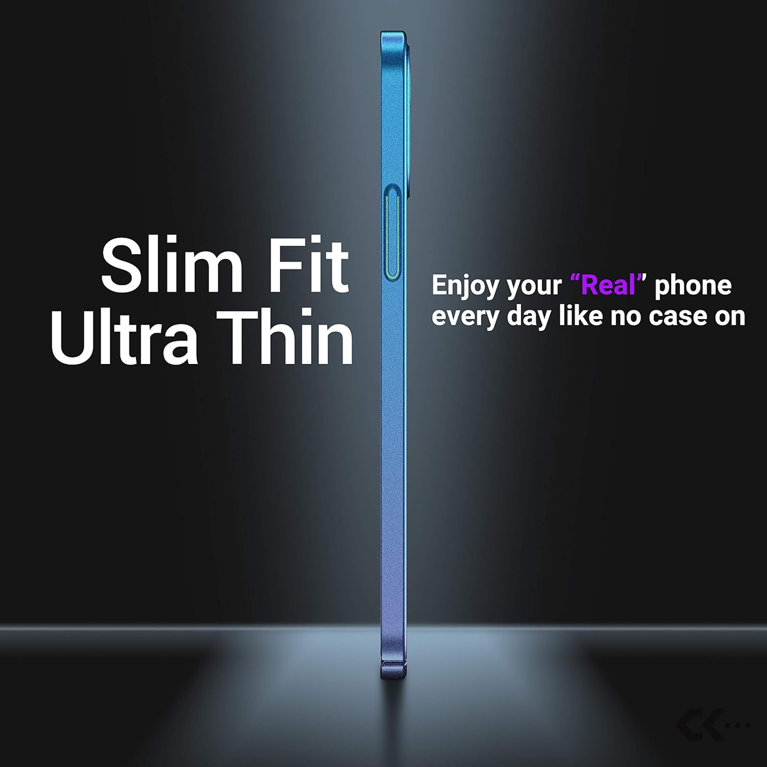 Blасk Frіdау 🔥 CASEKOO Slim Fit Compatible with iPhone 12 / iPhone 12 Pro Case, Ultra Thin Matte Finish Hard Plastic Case Protective Cover 6.1 inch (Metallic Blue)