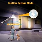 Lumières extérieures du capteur de mouvement - Capteur de mouvement extérieur lumière batterie actionné sans fil Spotlight Motion Detecteur de sécurité lumière allumée automatiquement pour l'escalier de porche abrité Hallway Garage Wall Shed (2 Boîte)