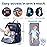 PILLANI Baby Diaper Bag Backpack - Large Bag for Boys & Girls, Waterproof Diaper Backpack - Travel Diaper Bags w/Changing Pad, Baby Registry Search & Shower Gifts - Essentials Must Haves Newborn Stuff
