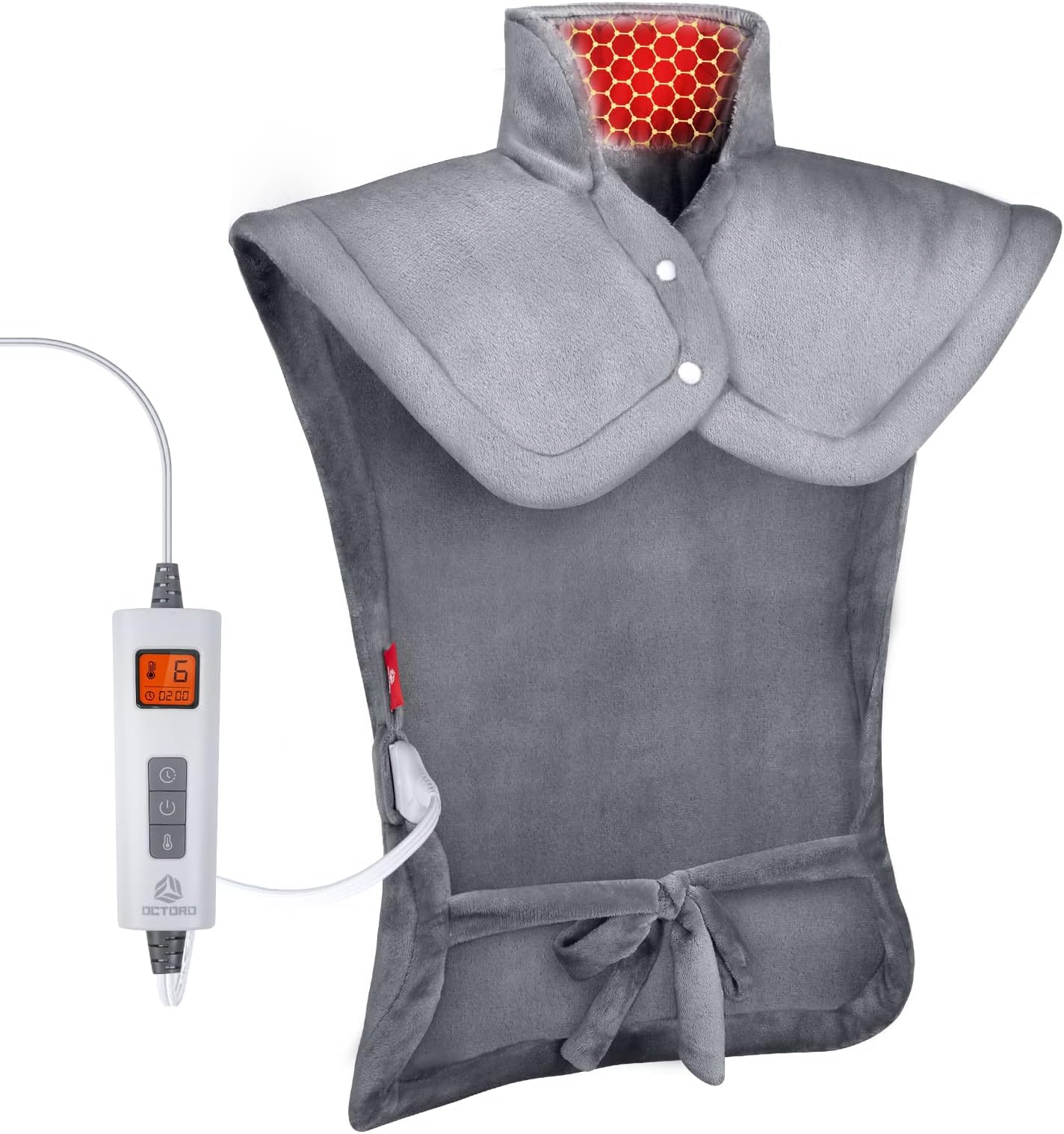 Cure Choice® XL Weighted Heating Pad for Back Pain Relief