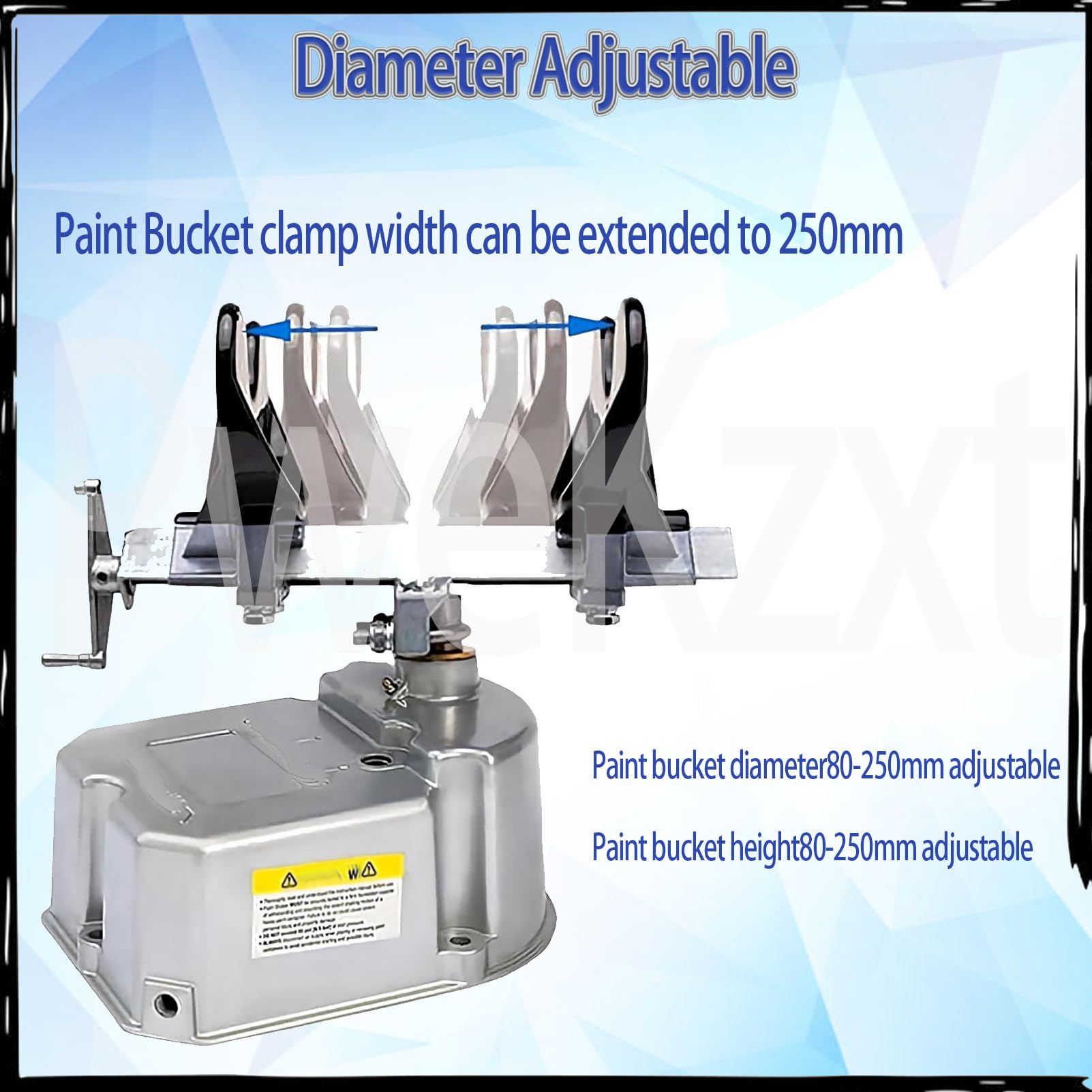 Pneumatischer Farbmischer 700 U/Min FüR 1–5 L / 1–5 Kg, Druckluftbetrieben, FüR Farben Und Tinten, Robuste AusfüHrung