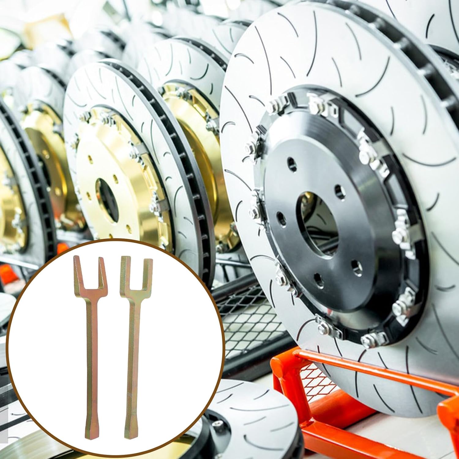 Veemoon Front Wheel Powered Axle Puller and Joint Splitter Set, 1 Pair Metal Constant Velocity Axle Removal Tools for Automotive Repair, Universal Car Repair Tool for Mechanics and Vehicle