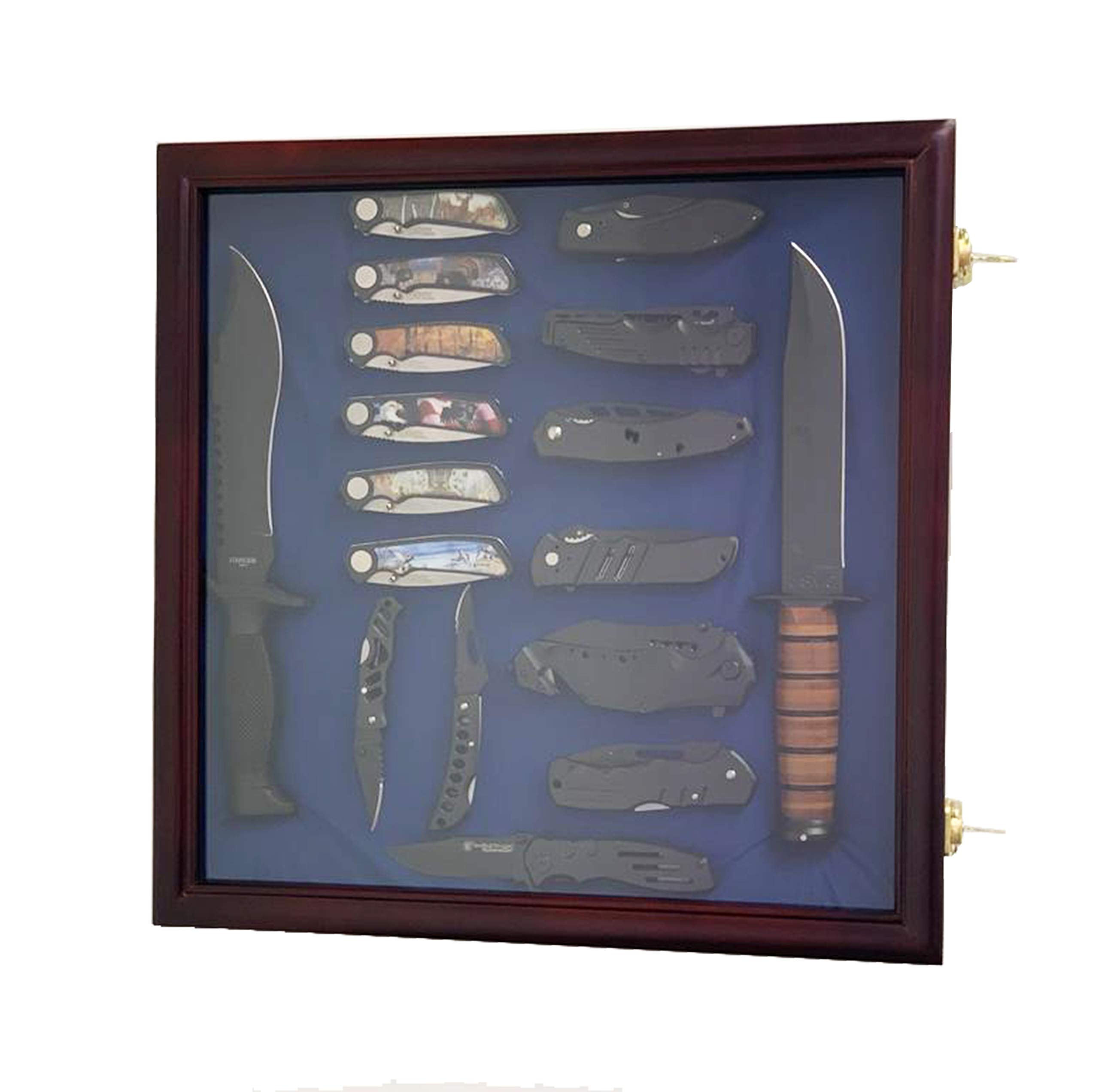 Pocket Knife Display Case , Glass Collectible Display , Knife