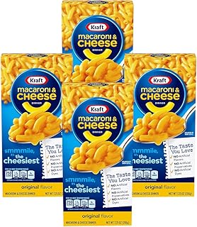 Macaroni & Cheese Dinner, Original Flavor, 4 x 206 g