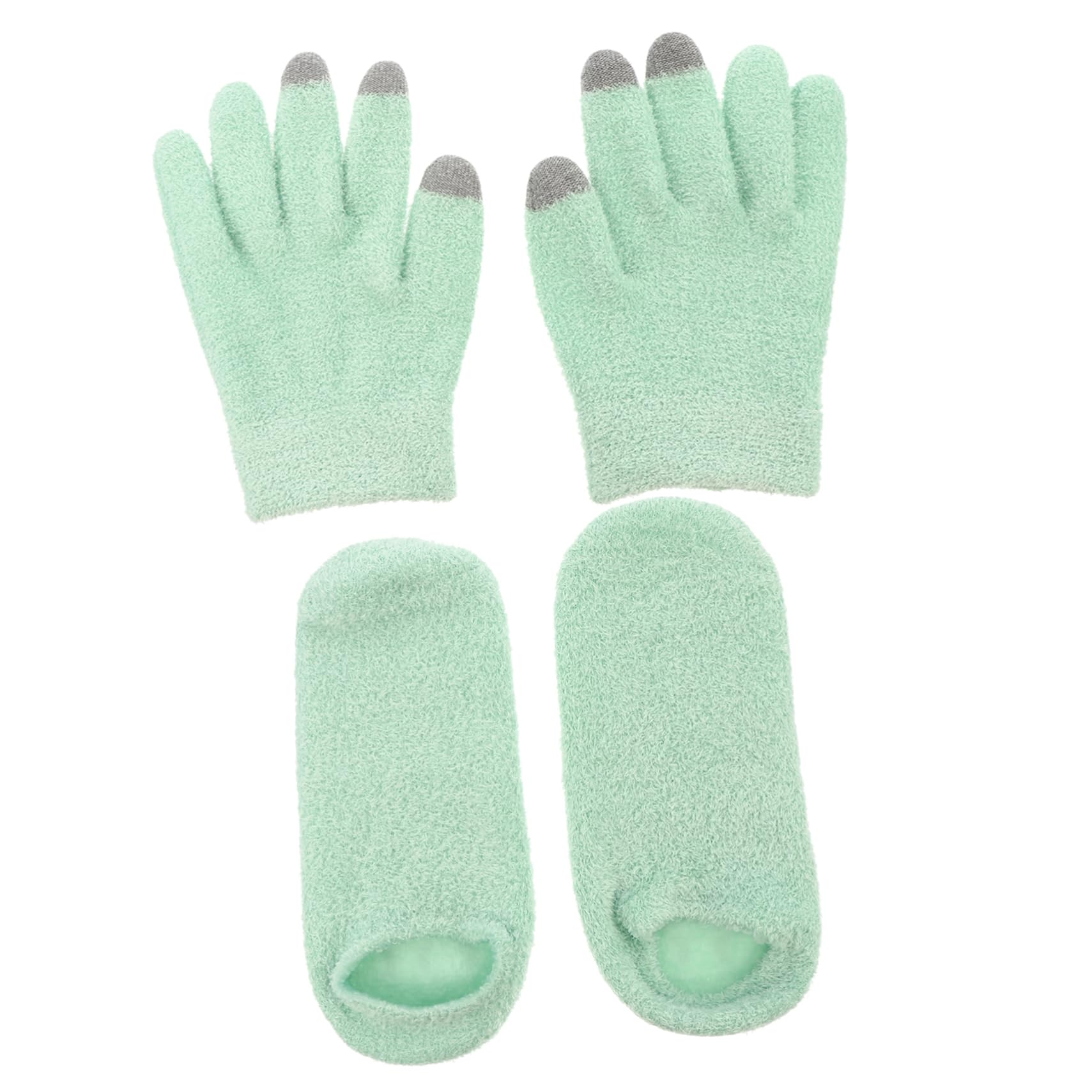 GAROZATION Thickened Winter Gloves Touch Screen 1 Set of Gel Gloves for Cold Proof Beauty Care
