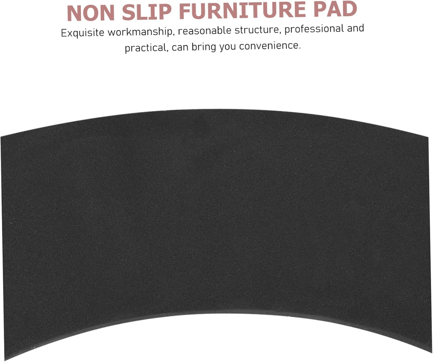 Generic 3pcs Furniture Grippers Floor Protectors Non-Slip Pads for Hardwood Floors Cushion for Office Chair